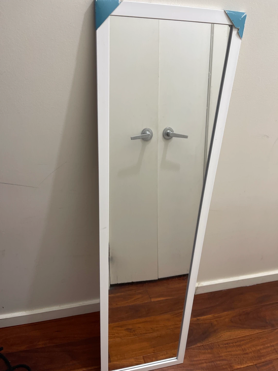 White Framed Full Length Mirror