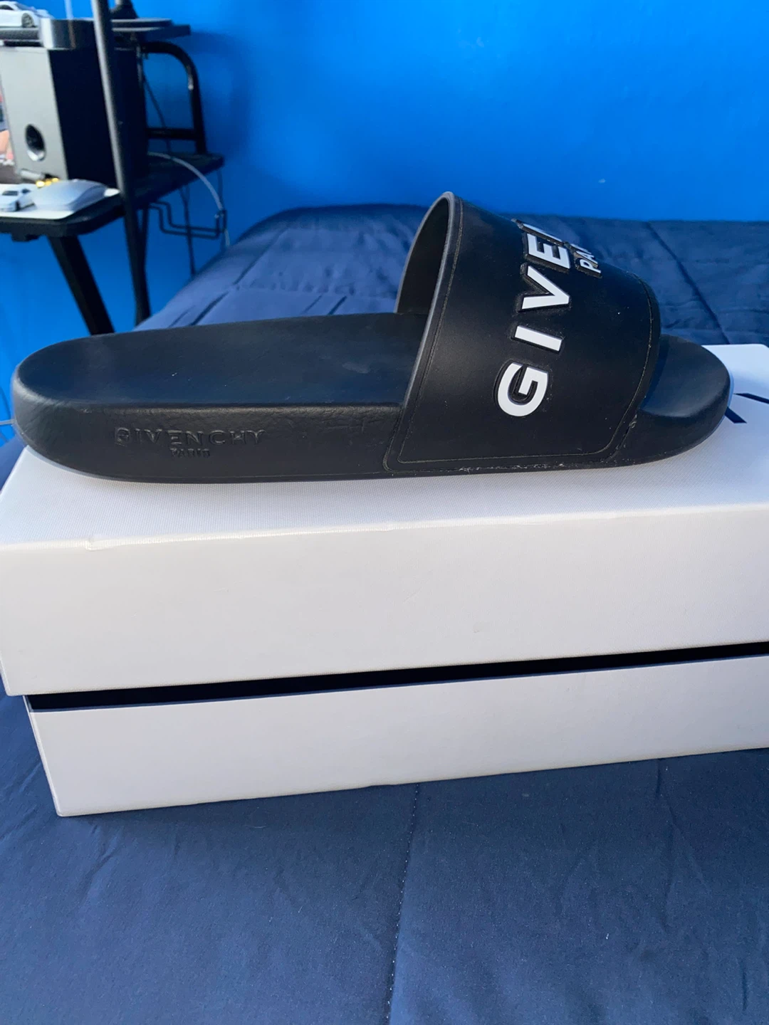 Givenchy Black Slide Sandals - photo 2