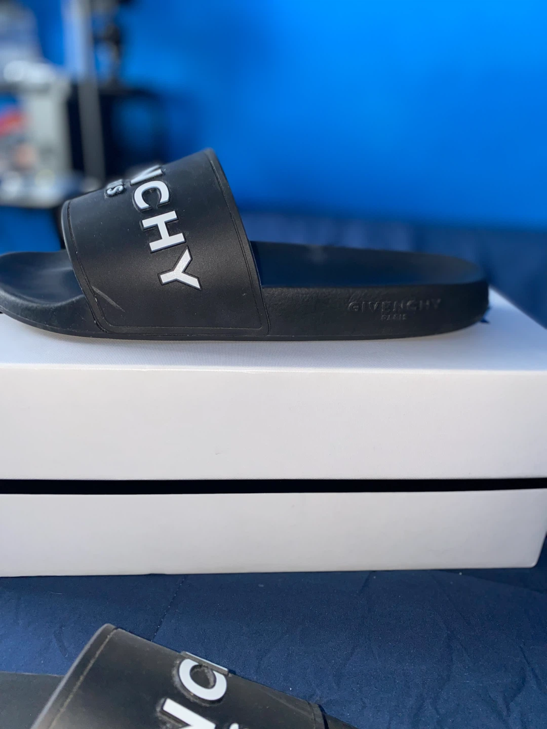 Givenchy Black Slide Sandals - photo 3
