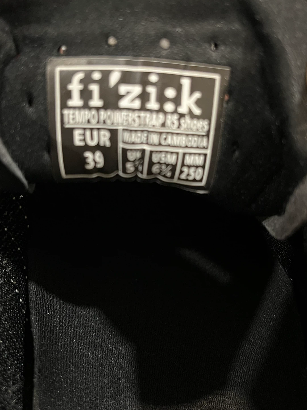 Fizik Tempo Powerstrap R5 Shoes EU 39 - photo 2