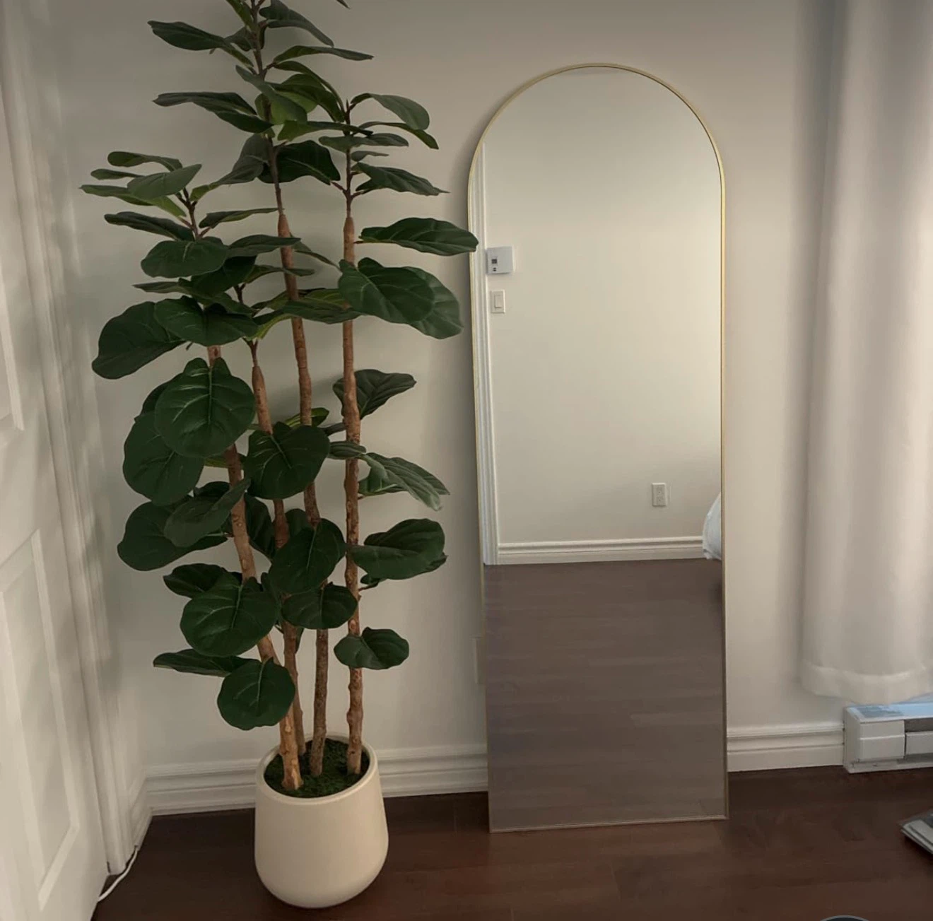 Full Length Arch Mirror with Gold Frame - photo 2