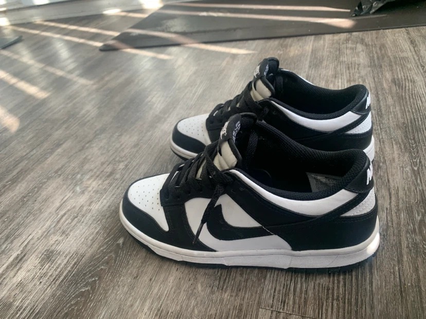 Nike Panda Dunk Low Black White Sneakers - photo 4