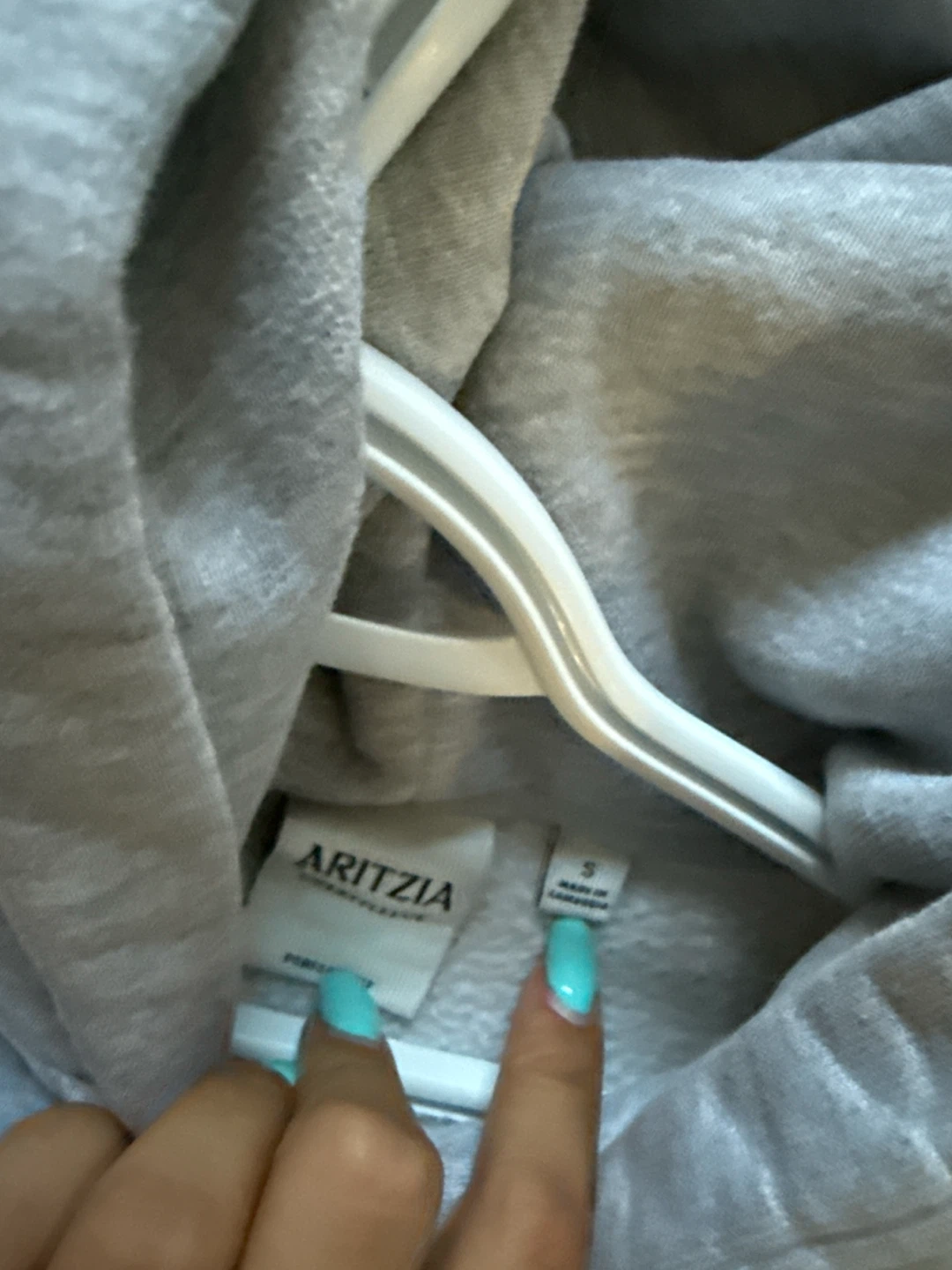 ARITZIA Grey Hoodie - Size S - photo 2