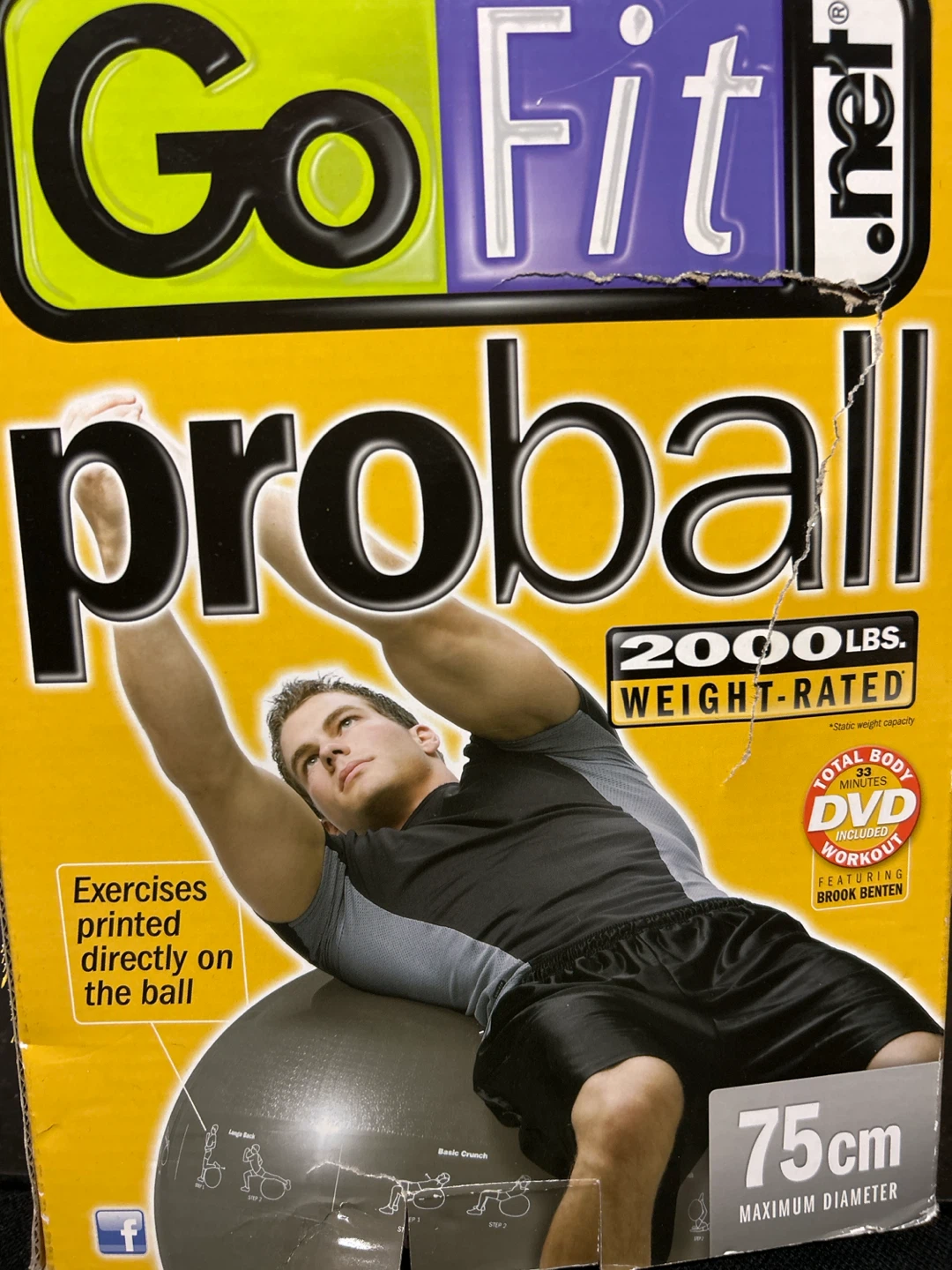 Go Fit Proball 75cm Exercise Ball