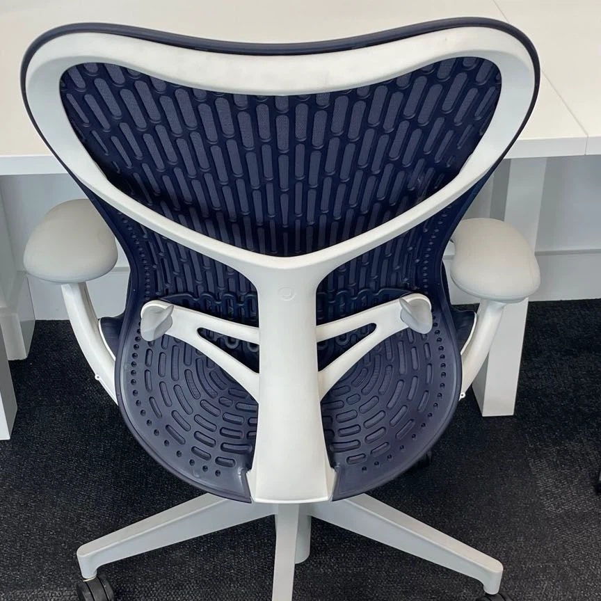 White Herman Miller Mirra 2 Chair