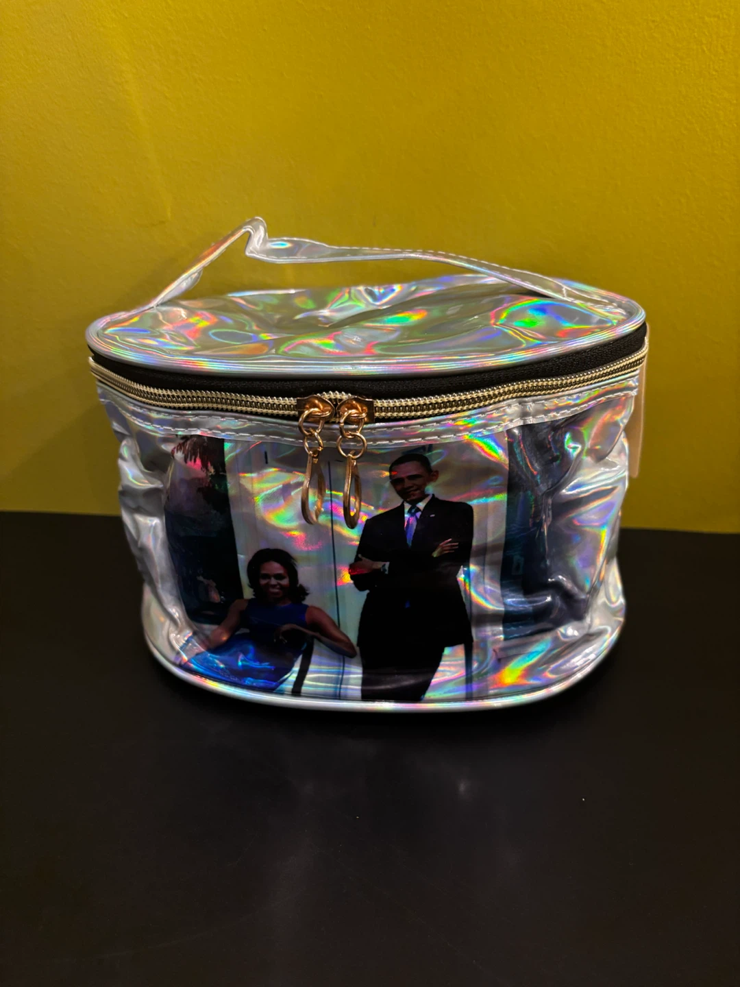 Silver cosmetic bag - photo 2