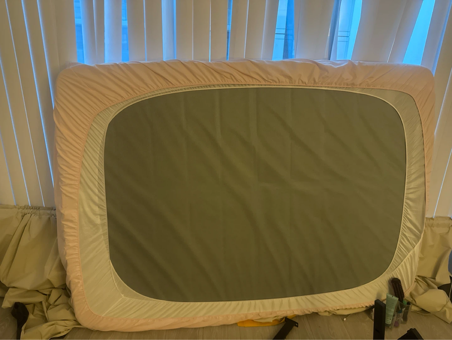 Double Metal Bed Frame and bed
