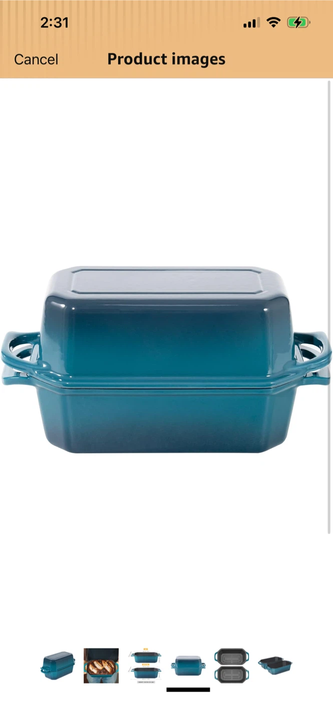 Brand New -Cast Iron Loaf Pan - photo 4