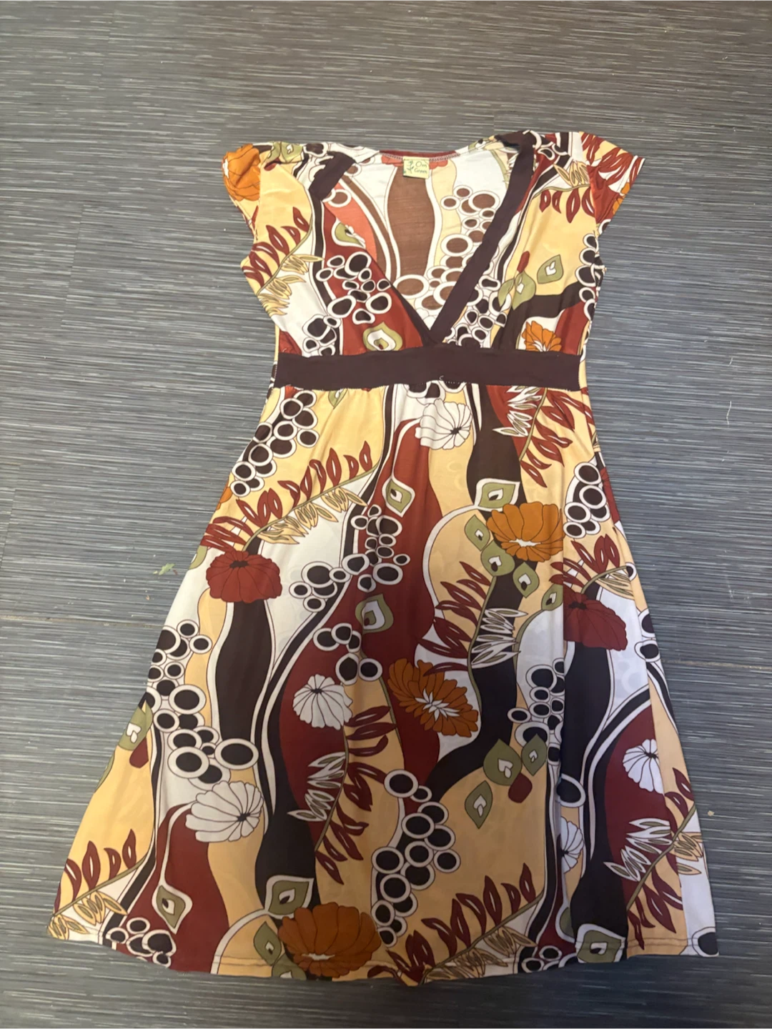 3 Om Grown V-Neck Dress