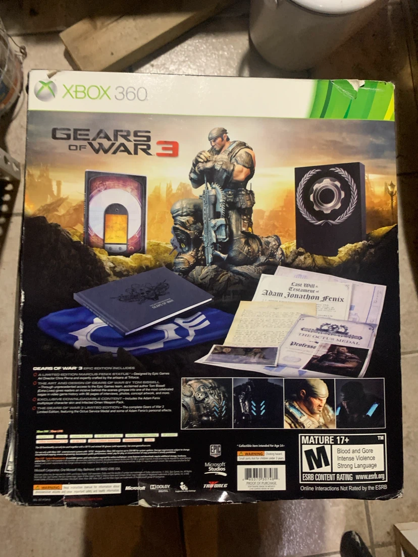 Gears of War Marcus Fenix Statue from GoW3 Epic Edition - photo 5