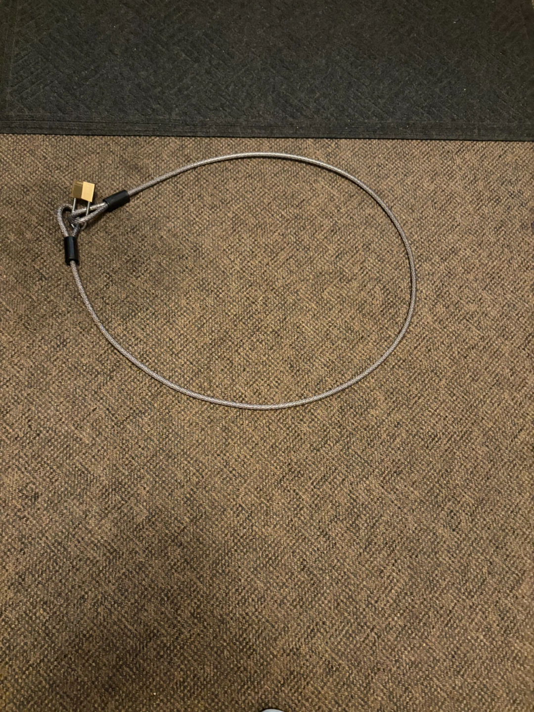 Security Cable Lock with Padlock