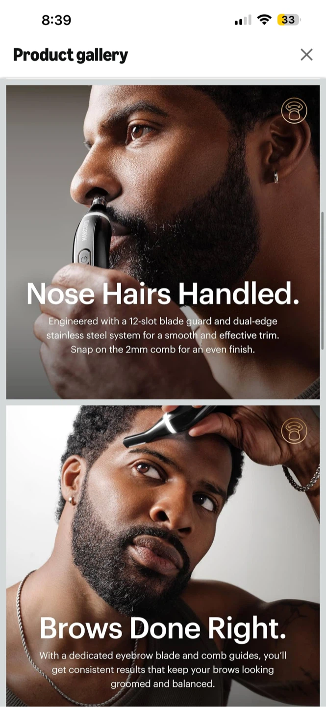 BNIB MANSCAPED  3.0 PRO Nose, Ear & Eyebrow Hair Trimmer - photo 4