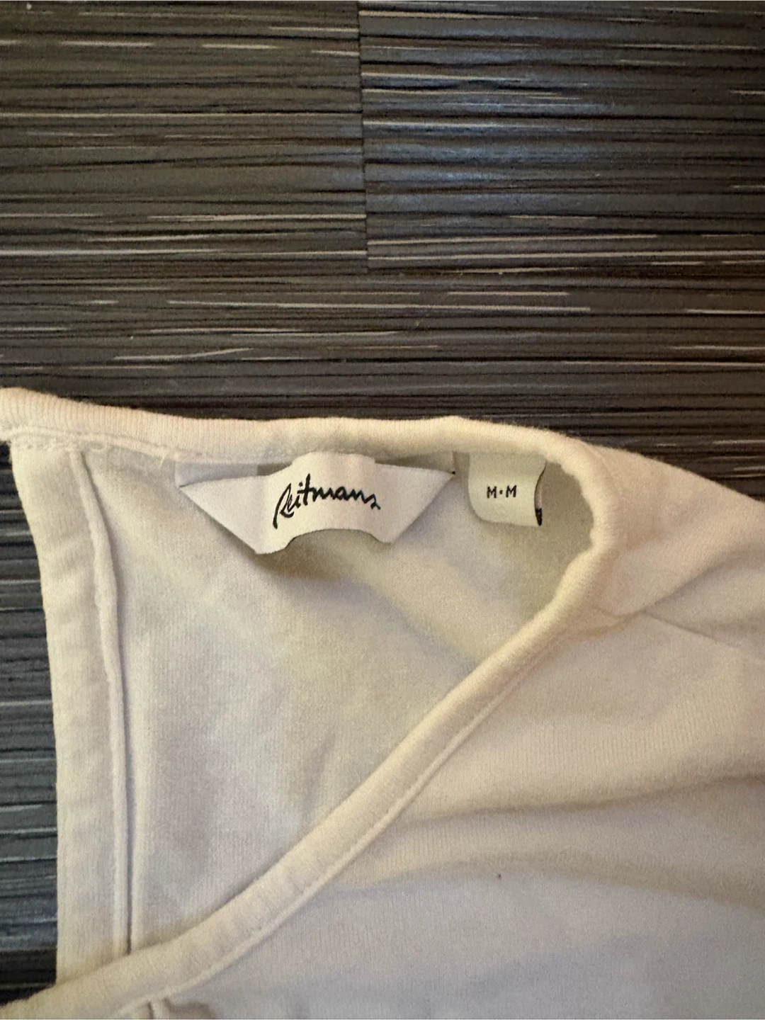 Reitmans White Sleeveless Top - M - photo 2