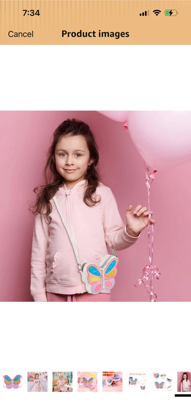 New-Kids Butterfly Purse