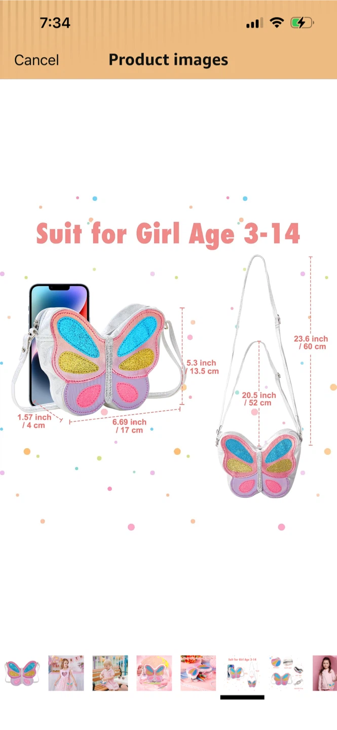 New-Kids Butterfly Purse - photo 4