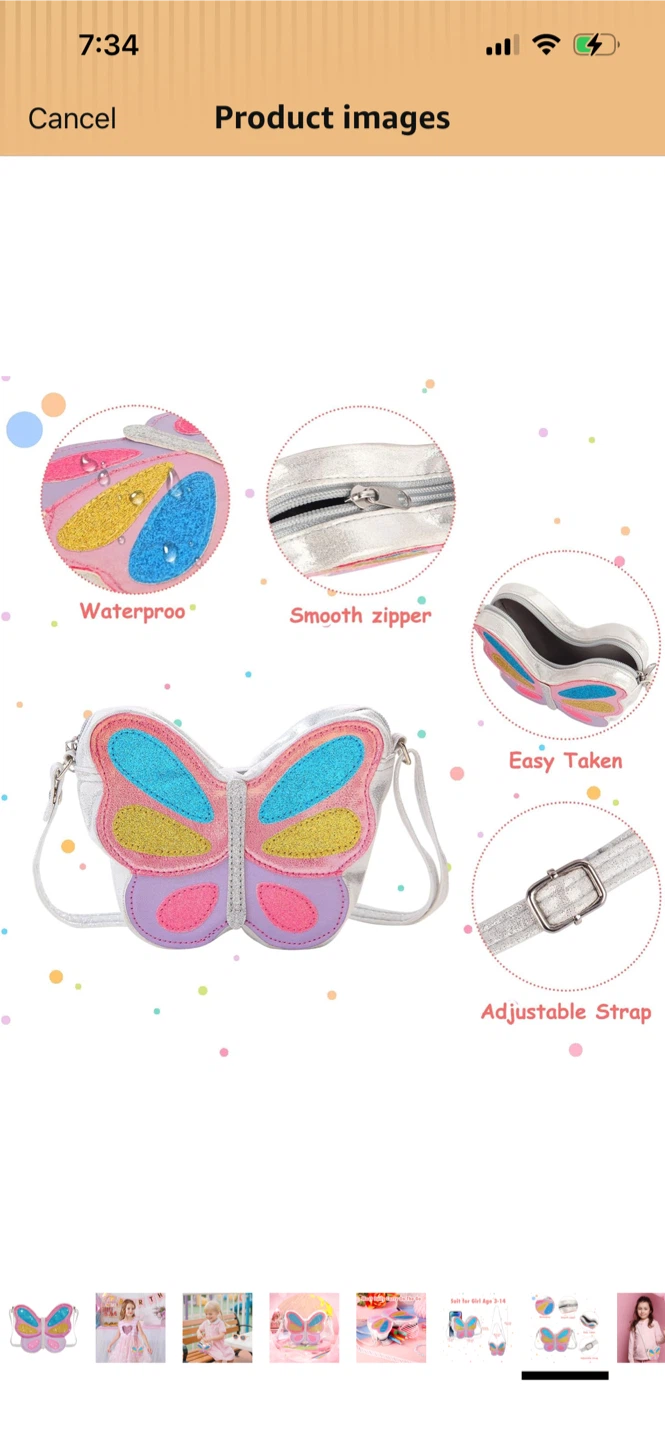 New-Kids Butterfly Purse - photo 5