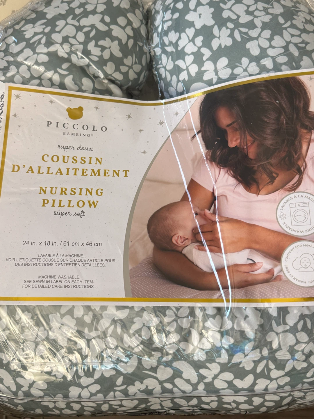 Piccolo Bambino Nursing Pillow - Green