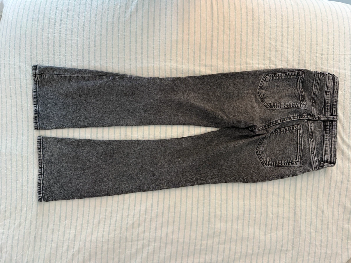 H&M Divided Black Grey Flare Jeans - photo 2