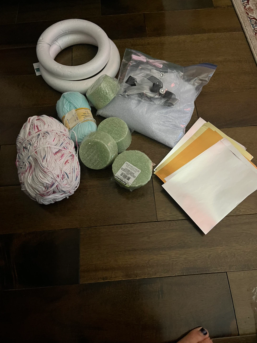 Craft/Artisan Floral Foam ,yarn and more.
