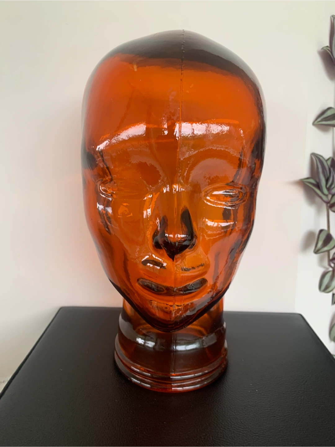Amber Glass Head Display Mannequin