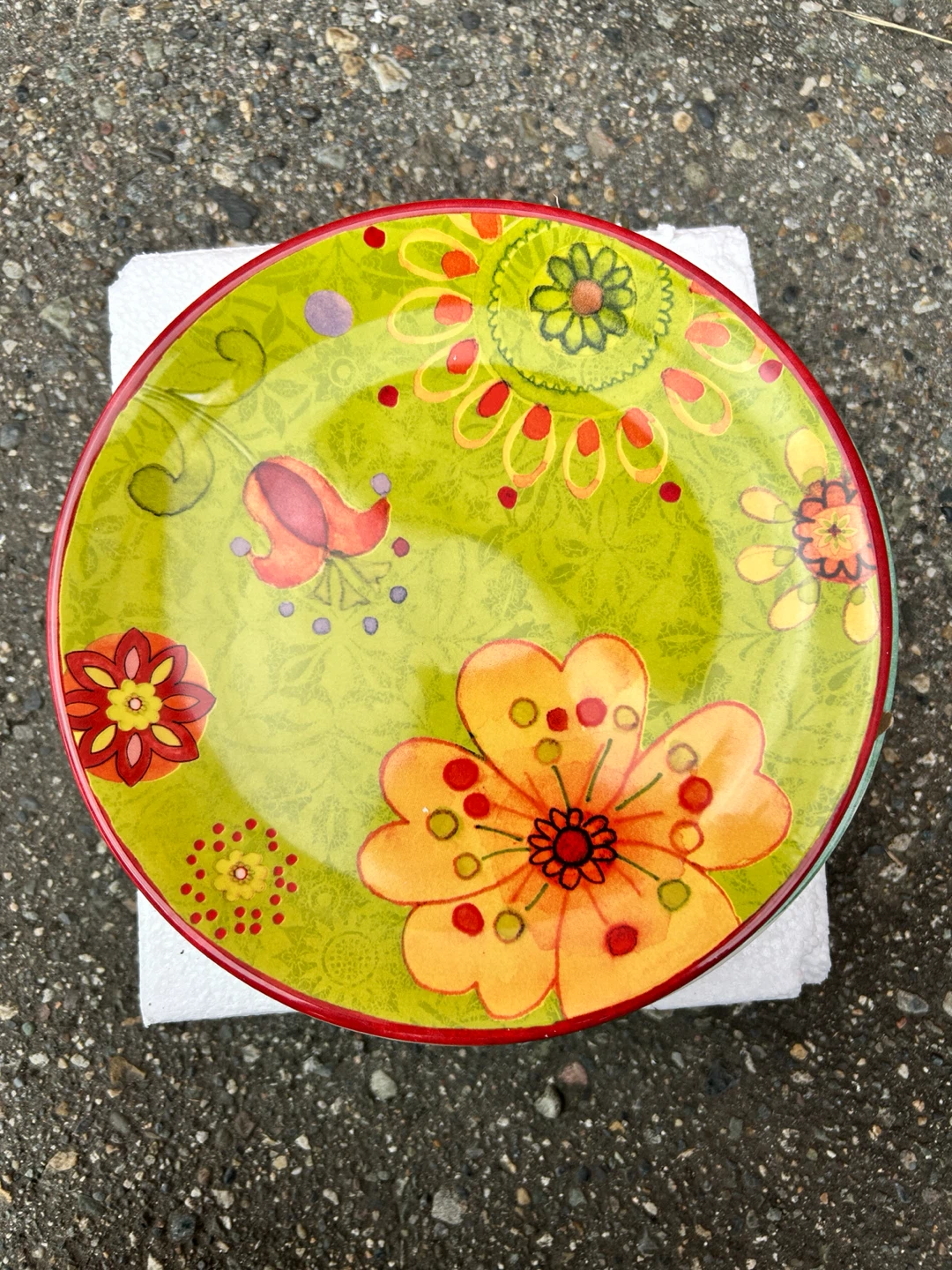 Decorative Floral Plates (Set of 4) - photo 2