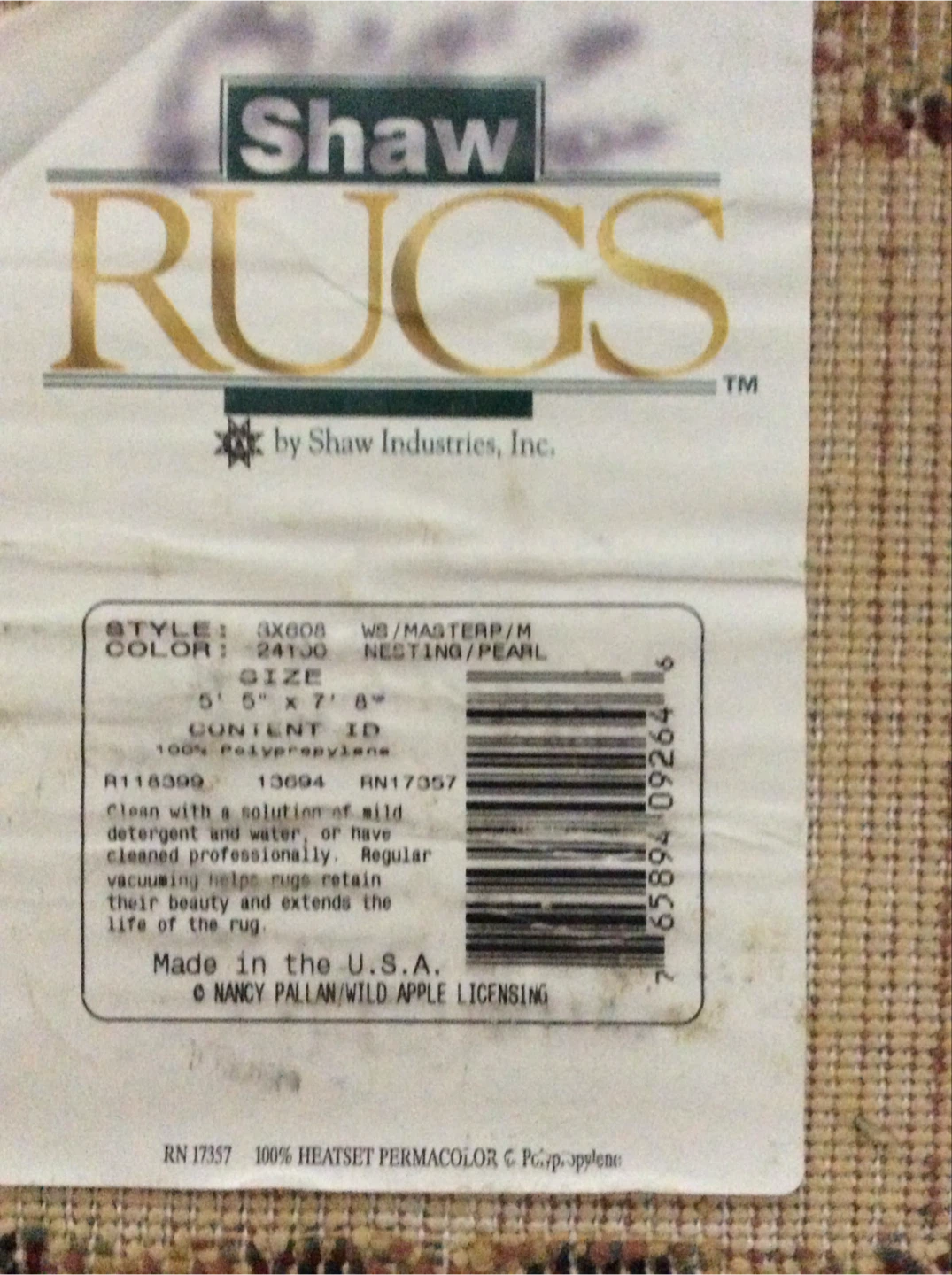 UNIQUE 5’5” by 7’8” AREA RUG (READ LISTING) - photo 4