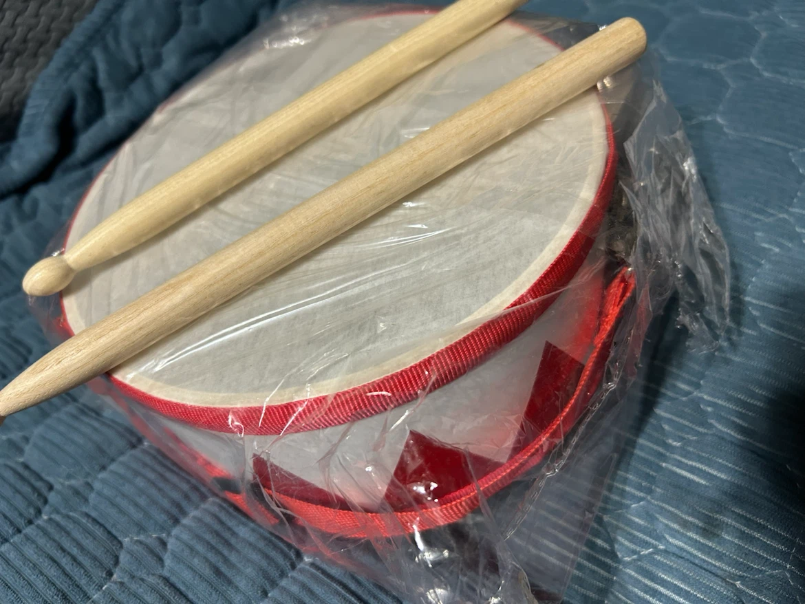 New-Kids Snare Drum with Sticks and Strap - photo 5