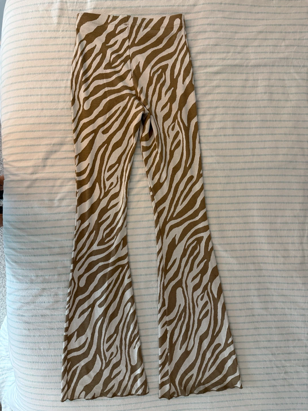 MIXT. Zebra Print Flare Pants - Small