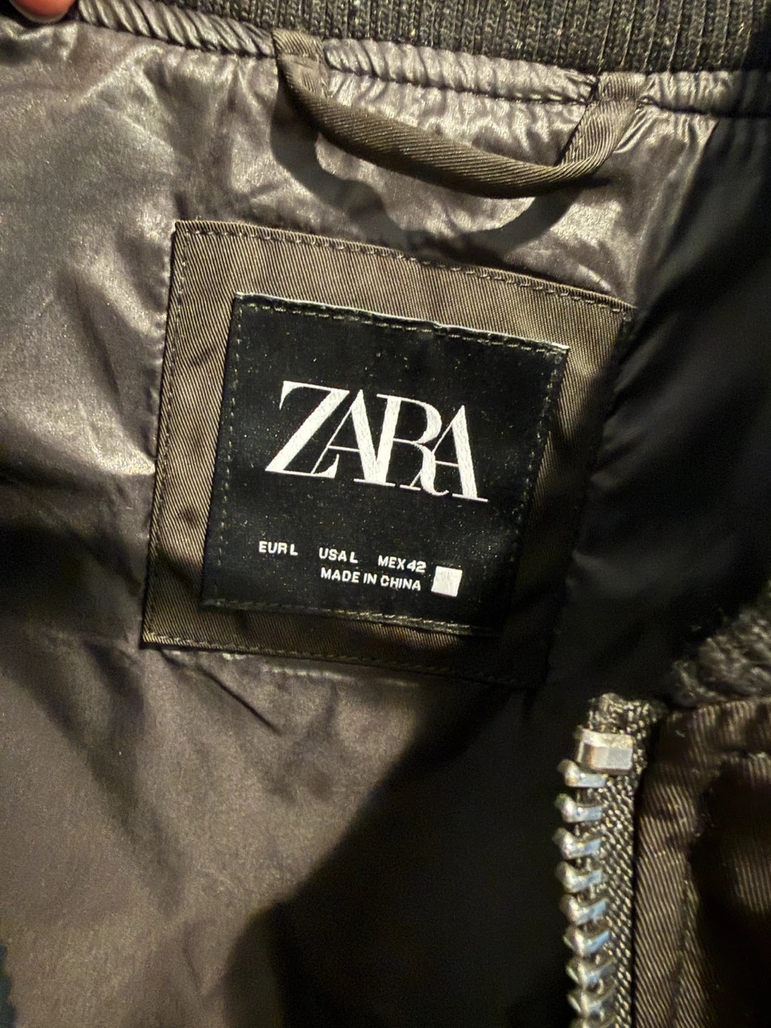 ZARA Black Bomber Jacket - photo 3