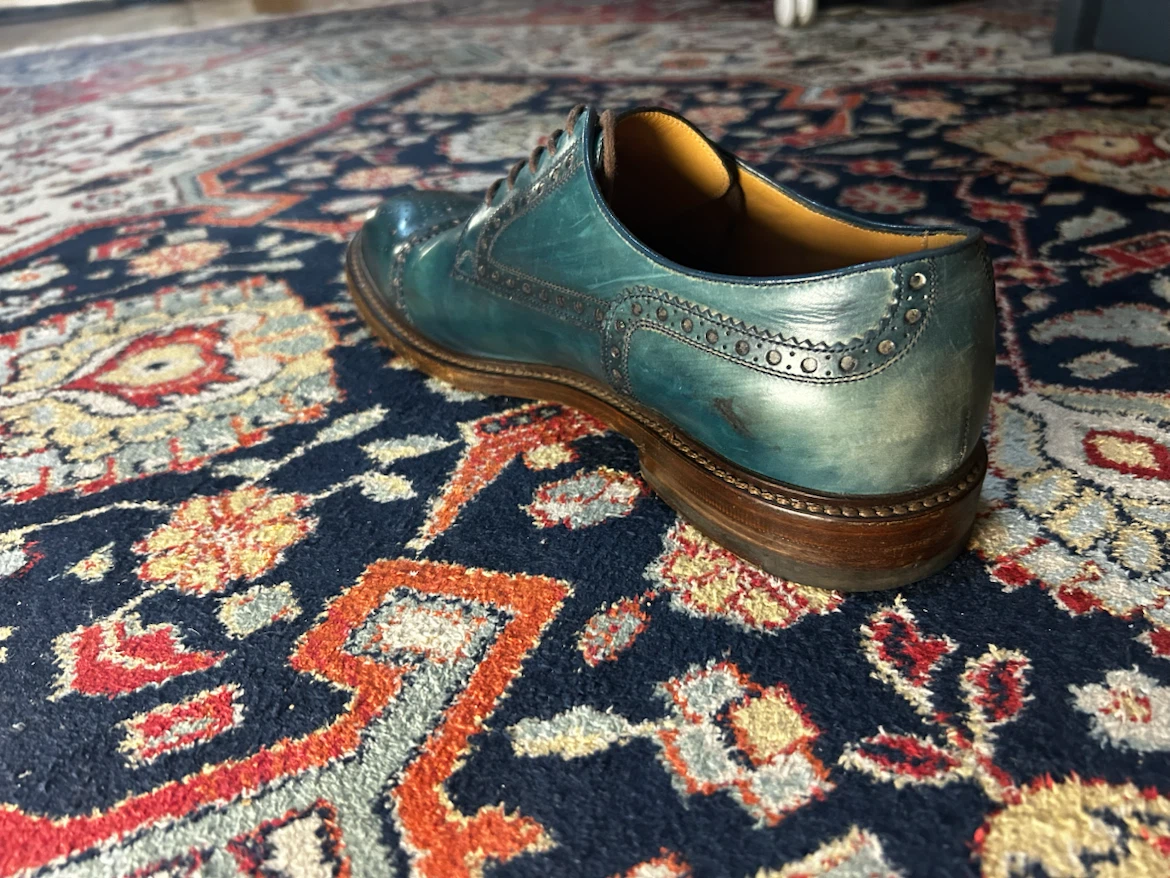 Vintage GUCCI brogue derbies Size 8.5 - photo 4
