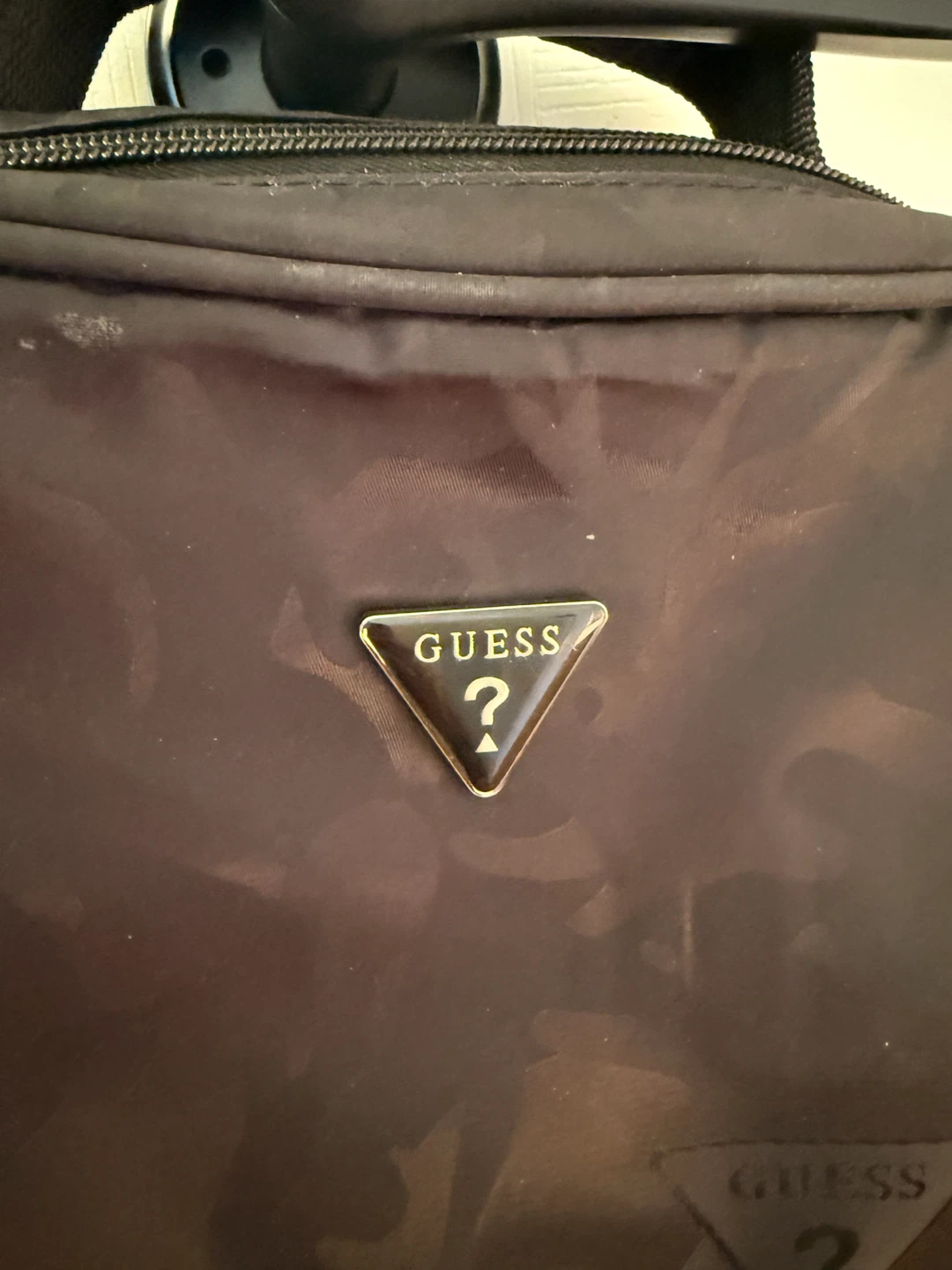 Y2K GUESS Unisex Black Camouflage Travel Toiletry Bag - photo 4