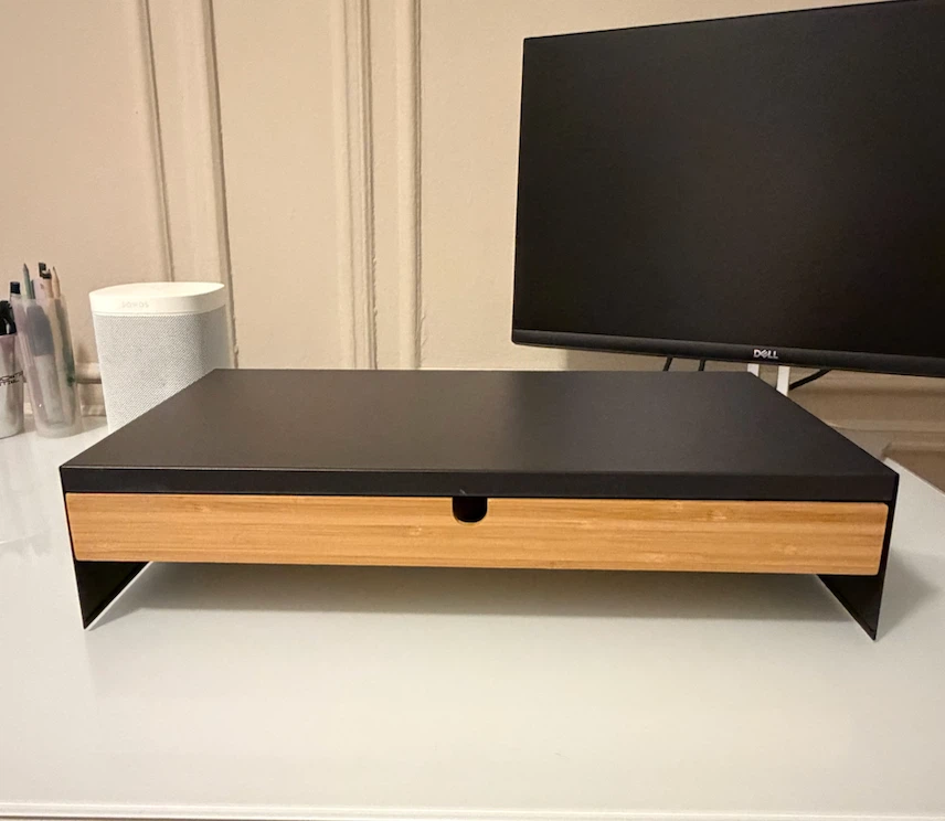 Monitor Stand with Drawer - photo 3