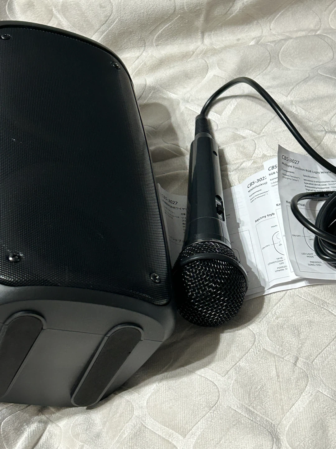 New/l-CBS-3027 Portable Bluetooth Speaker with Microphone - photo 5