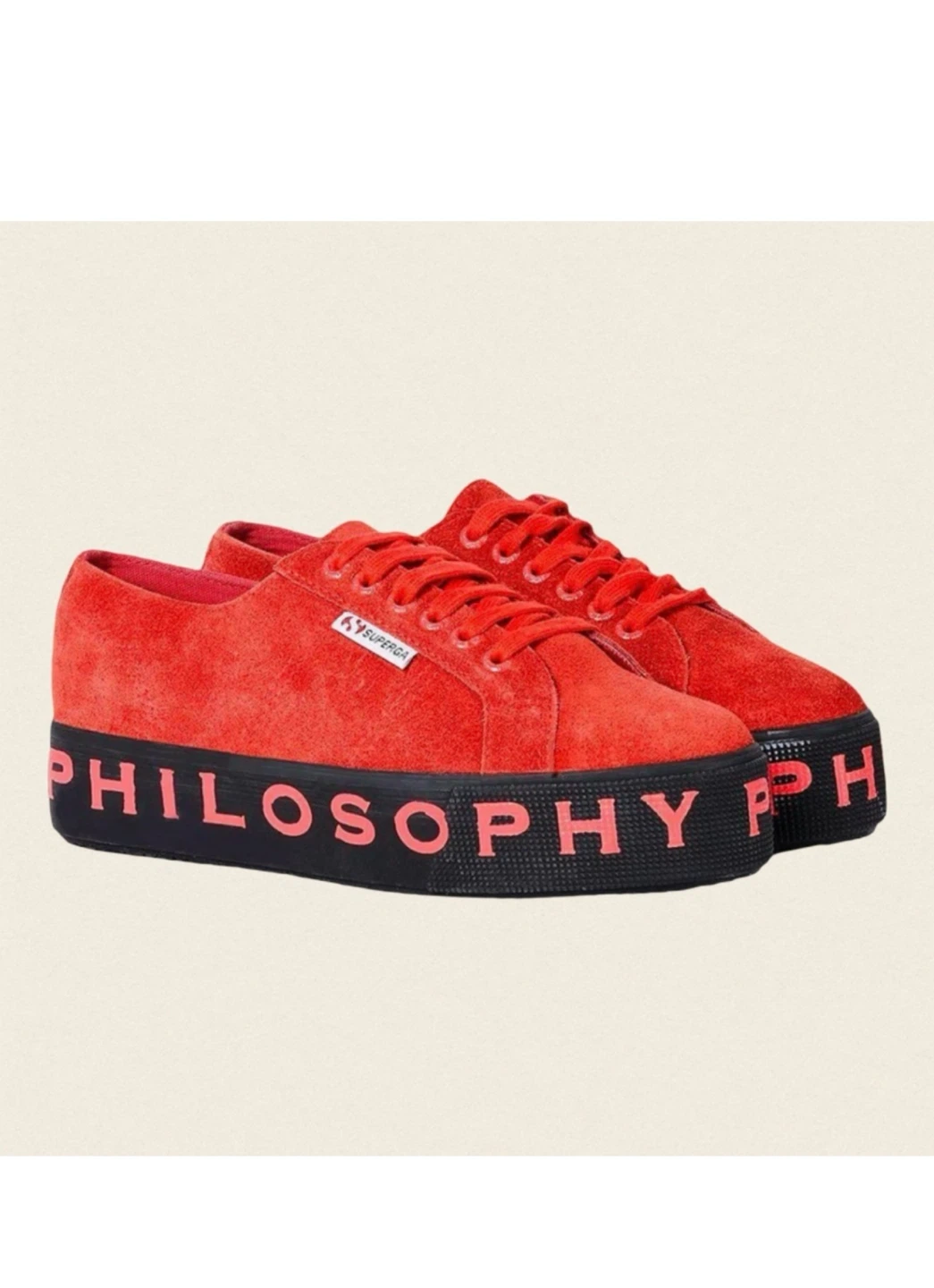 Superga x Philosophy di Lorenzo Serafini Suede Platform Shoes