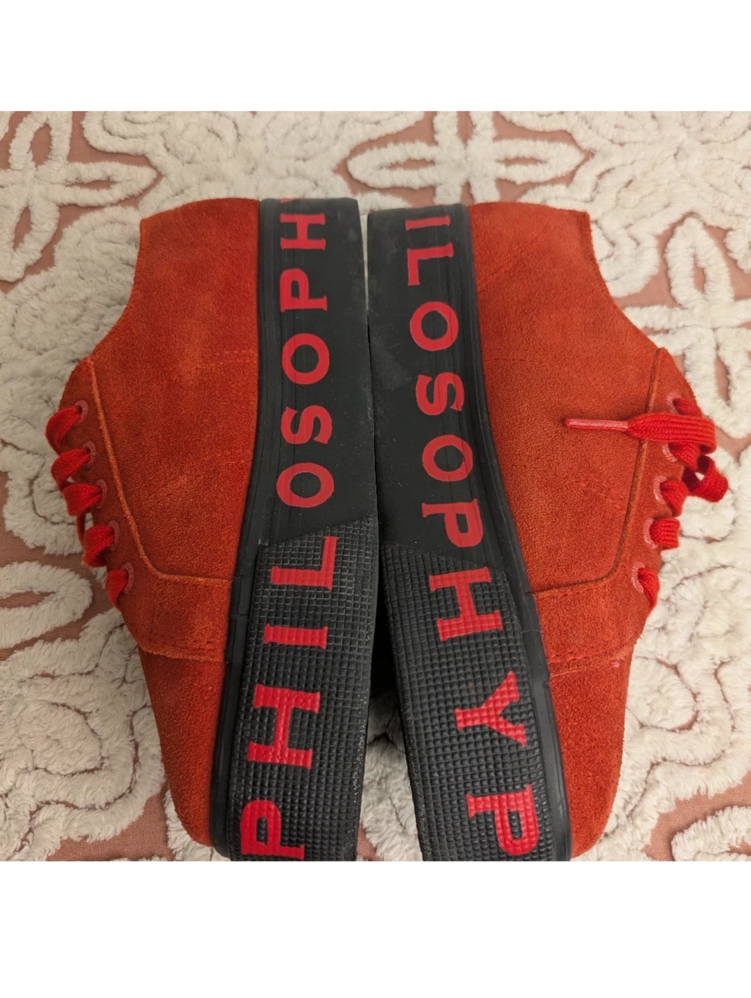 Superga x Philosophy di Lorenzo Serafini Suede Platform Shoes - photo 4