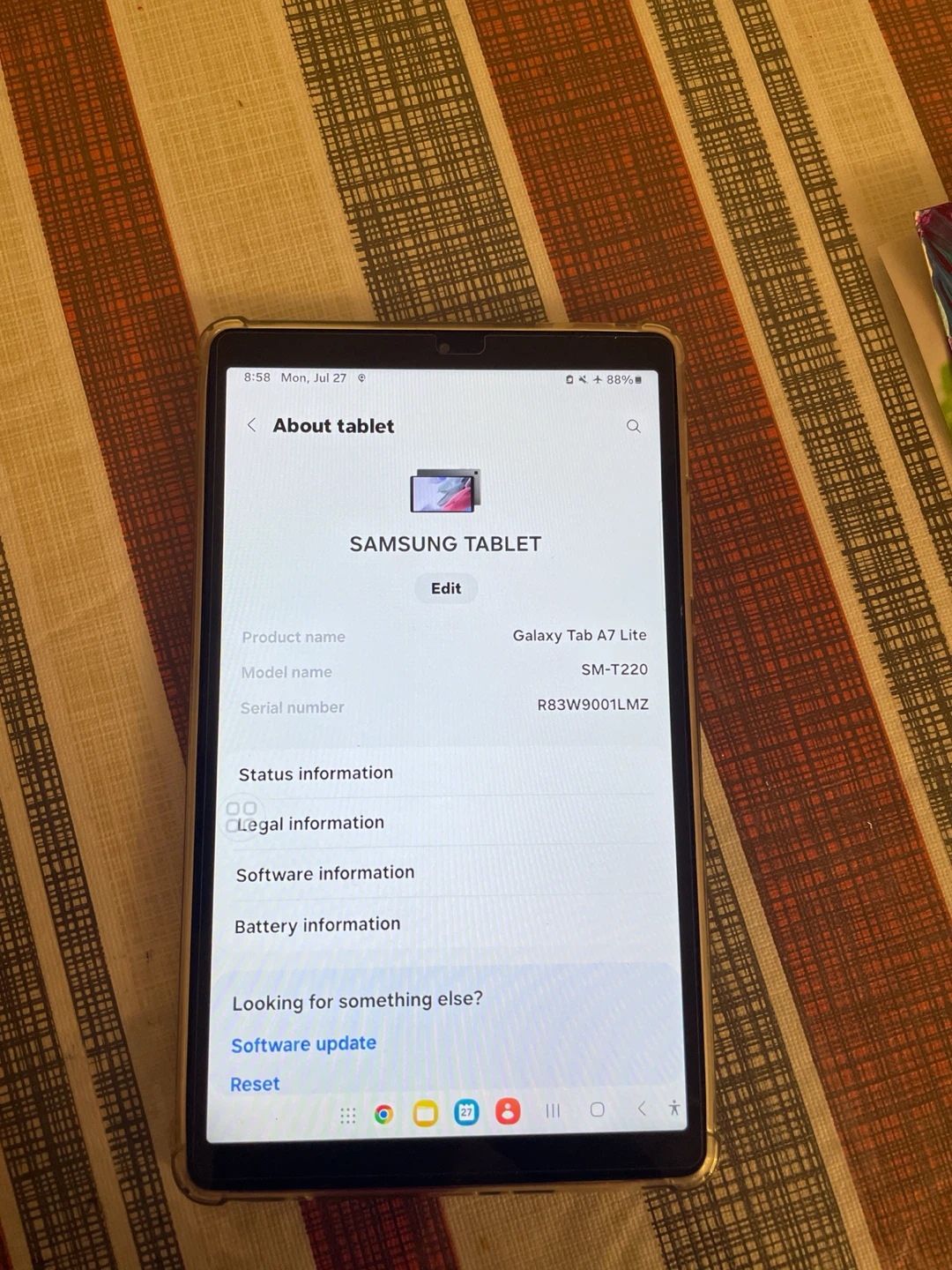 Samsung Galaxy Tab A7 Lite (Like new) - photo 2