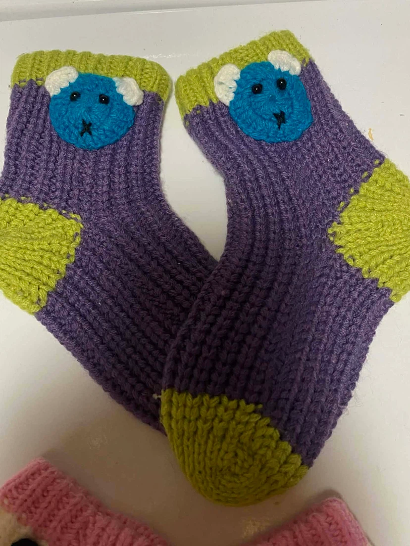 Knit Baby Socks with Animal Designs - photo 2