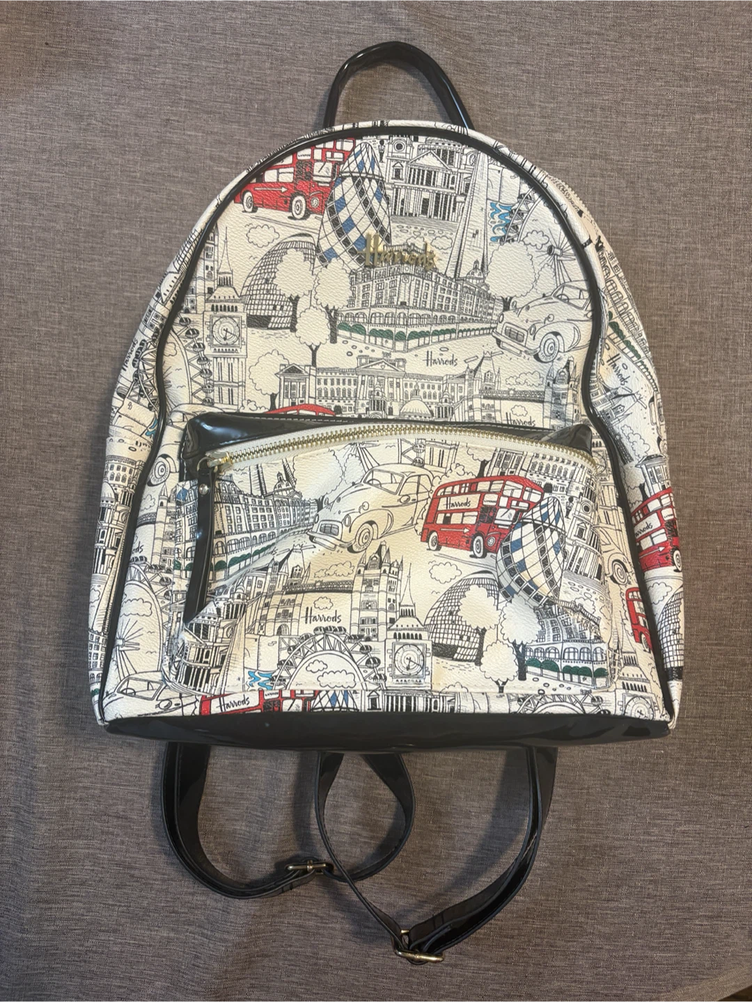 Harrods London Landmarks Signature Backpack