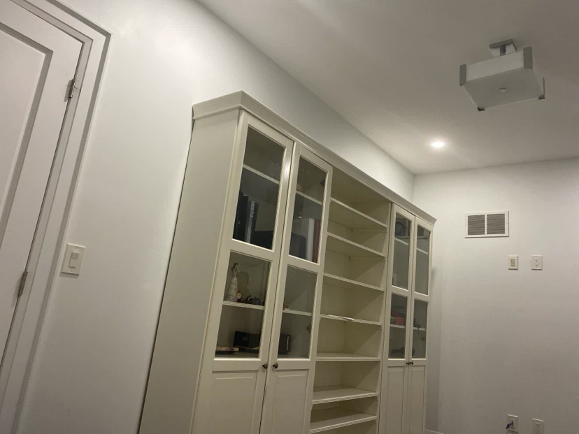 White cabinet
