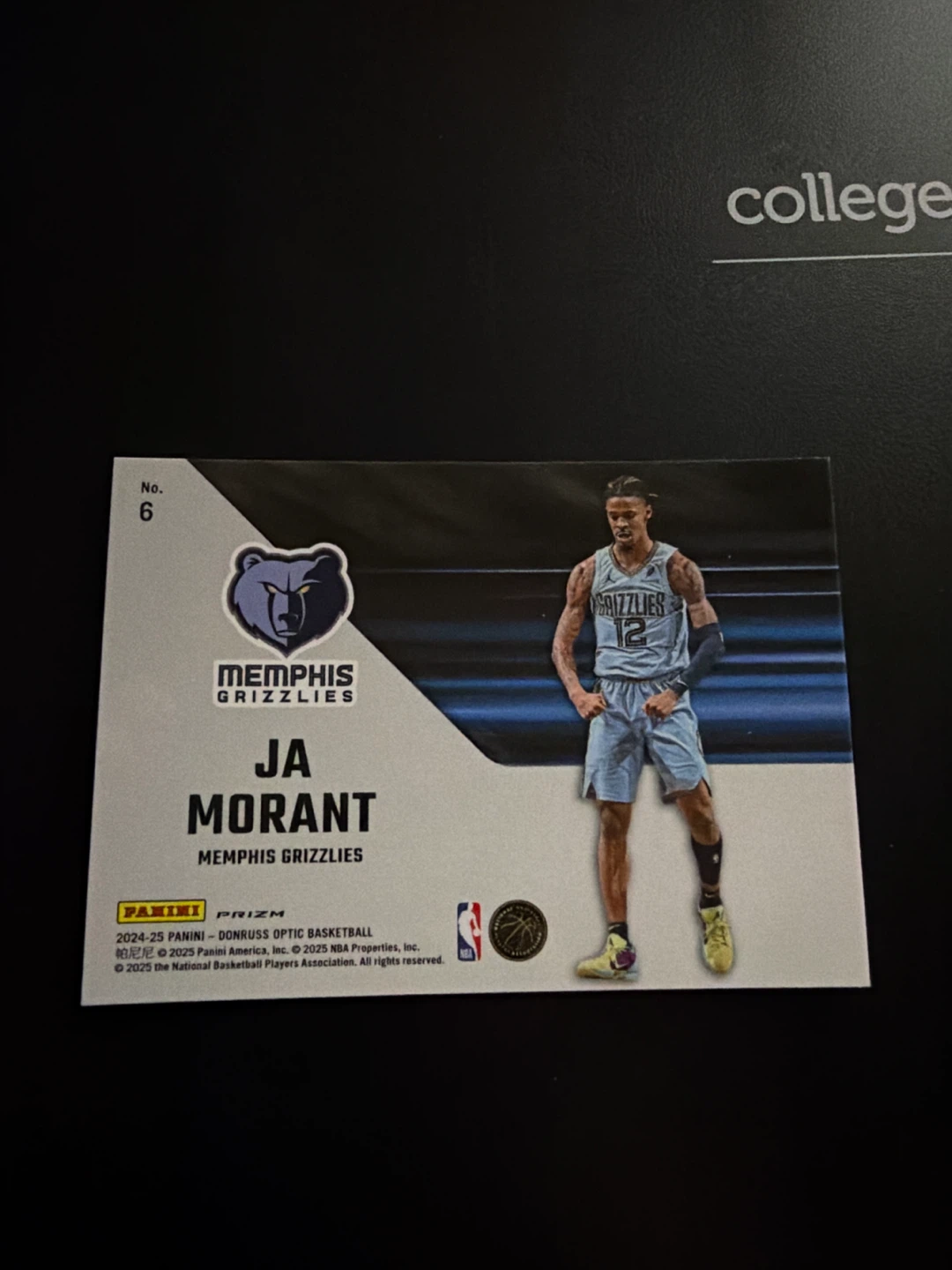 2024-25 Panini Donruss Optic Ja Morant Phazes Prizm - photo 2