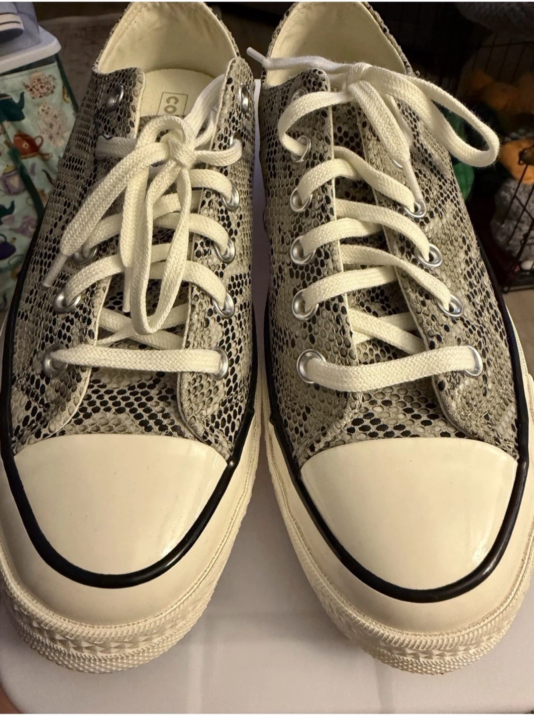 Converse Chuck Taylor All Star Low Top Sneakers - Snake Print