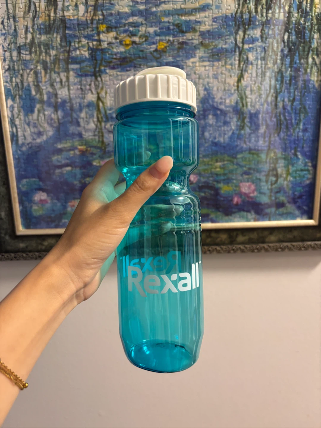 Rexall Blue Water Bottle