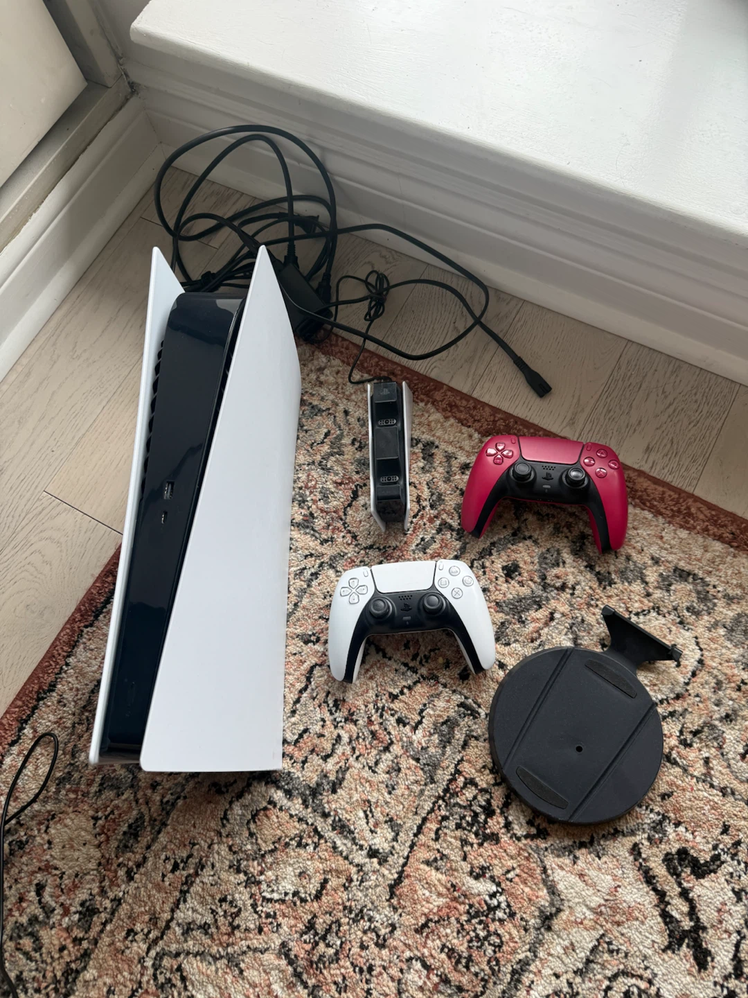 PS5 Digital with 2 controllers & controller stand - FIRM PRICE