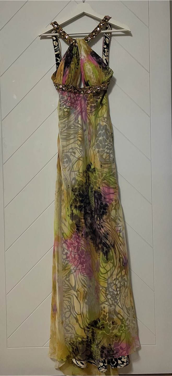 Dave & Johnny Beaded Halter Maxi Dress - photo 4