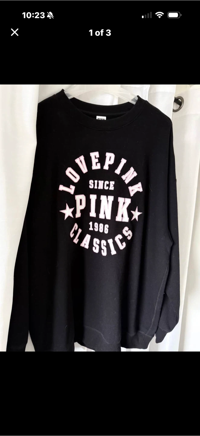 Size large VS PINK sweatshirts $20 each