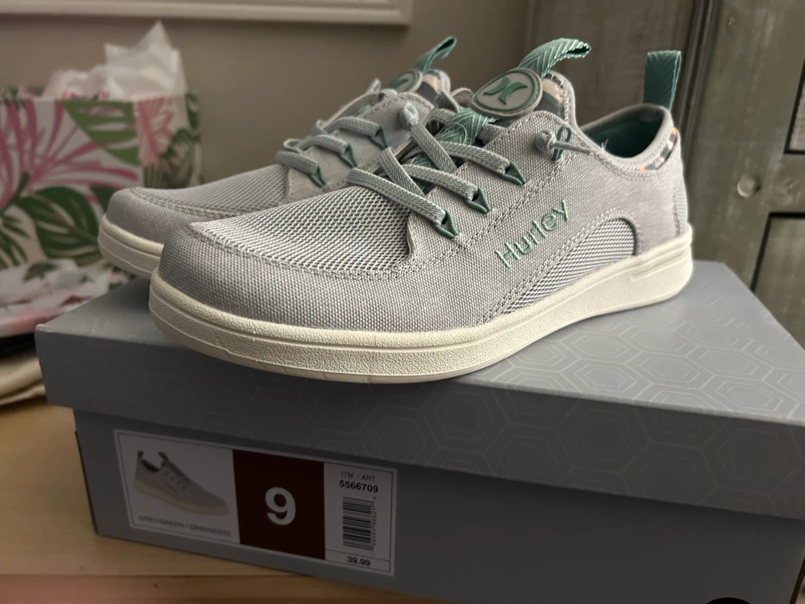 Hurley Grey Casual Shoes Size 9