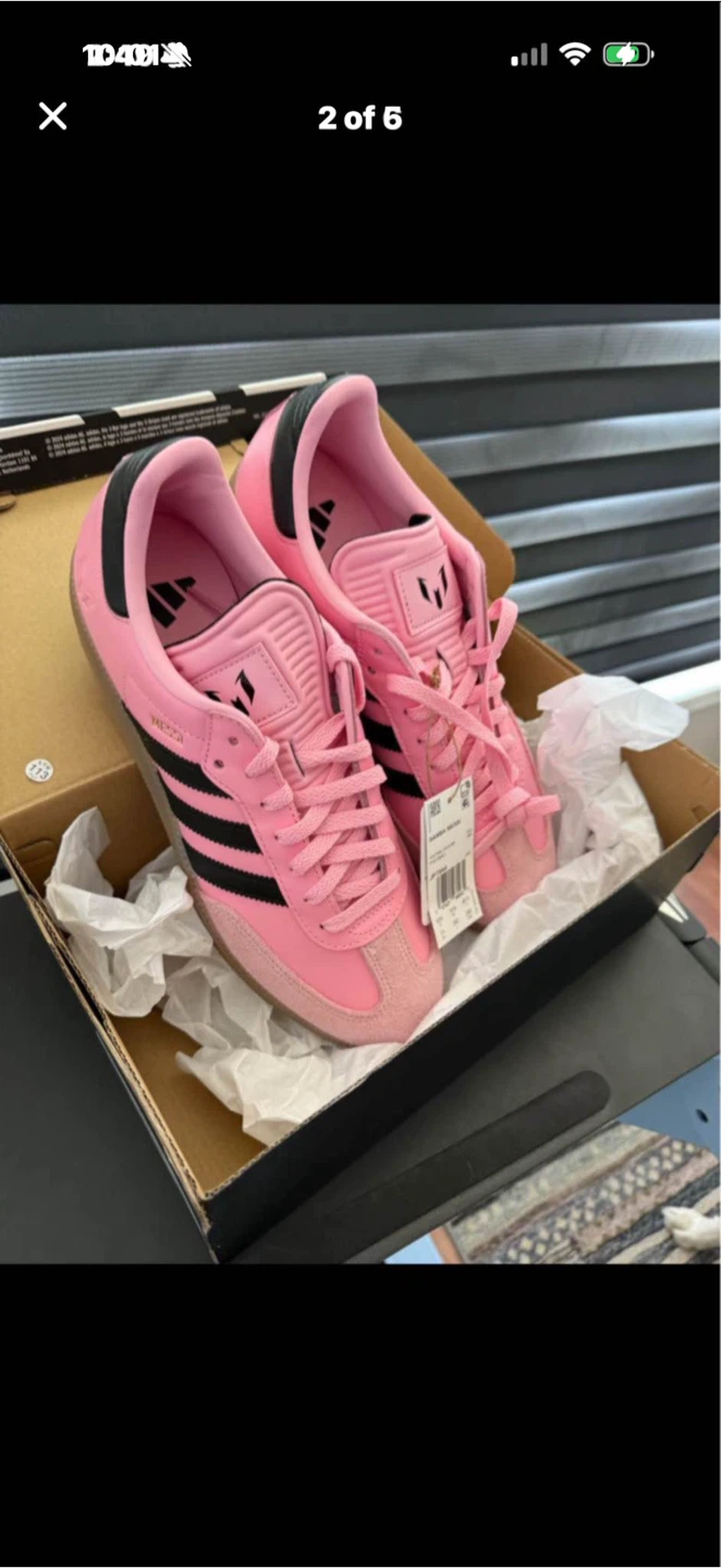 Men’s size 11 MESSI PINK ADIDAS - photo 2