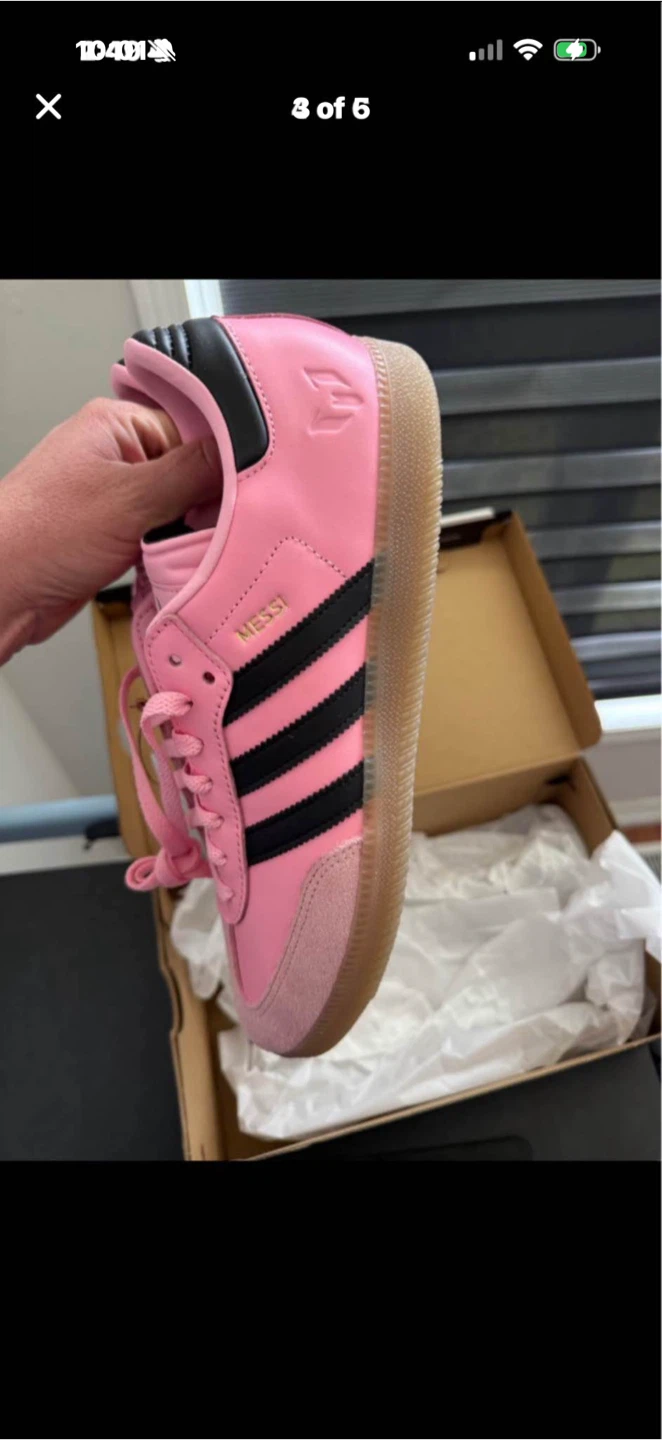 Men’s size 11 MESSI PINK ADIDAS - photo 3