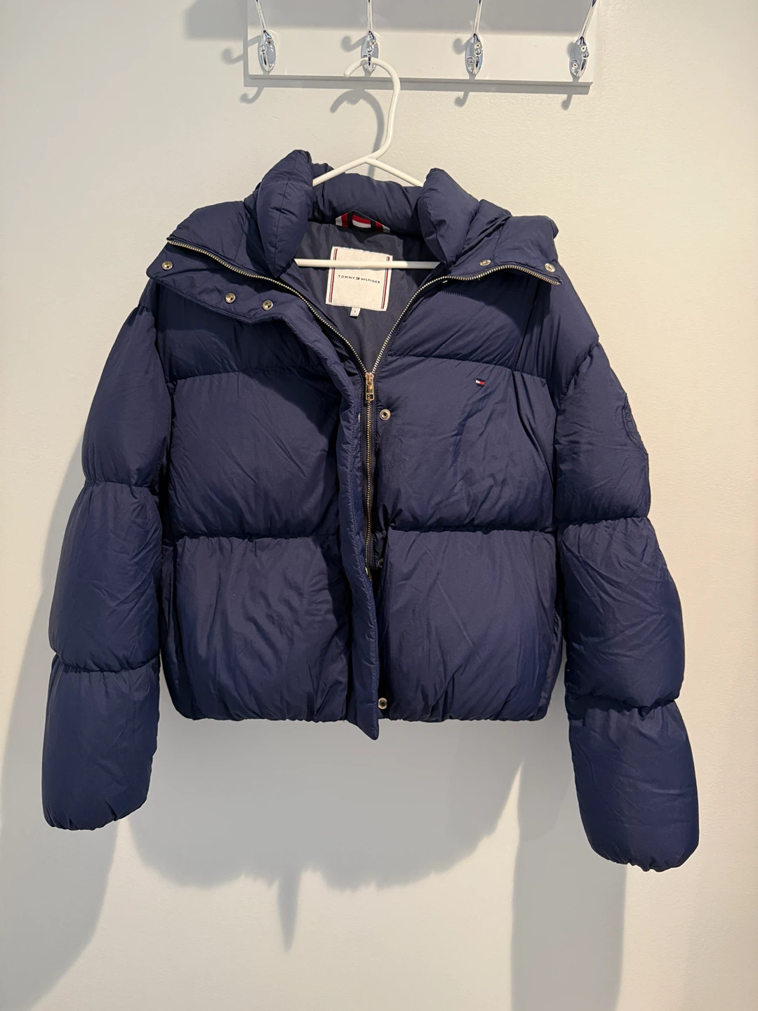 Tommy Hilfiger Puffer Jacket Navy Blue