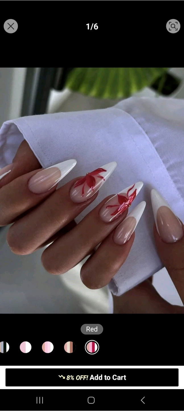 NEW Floral Press-on Nails - photo 3